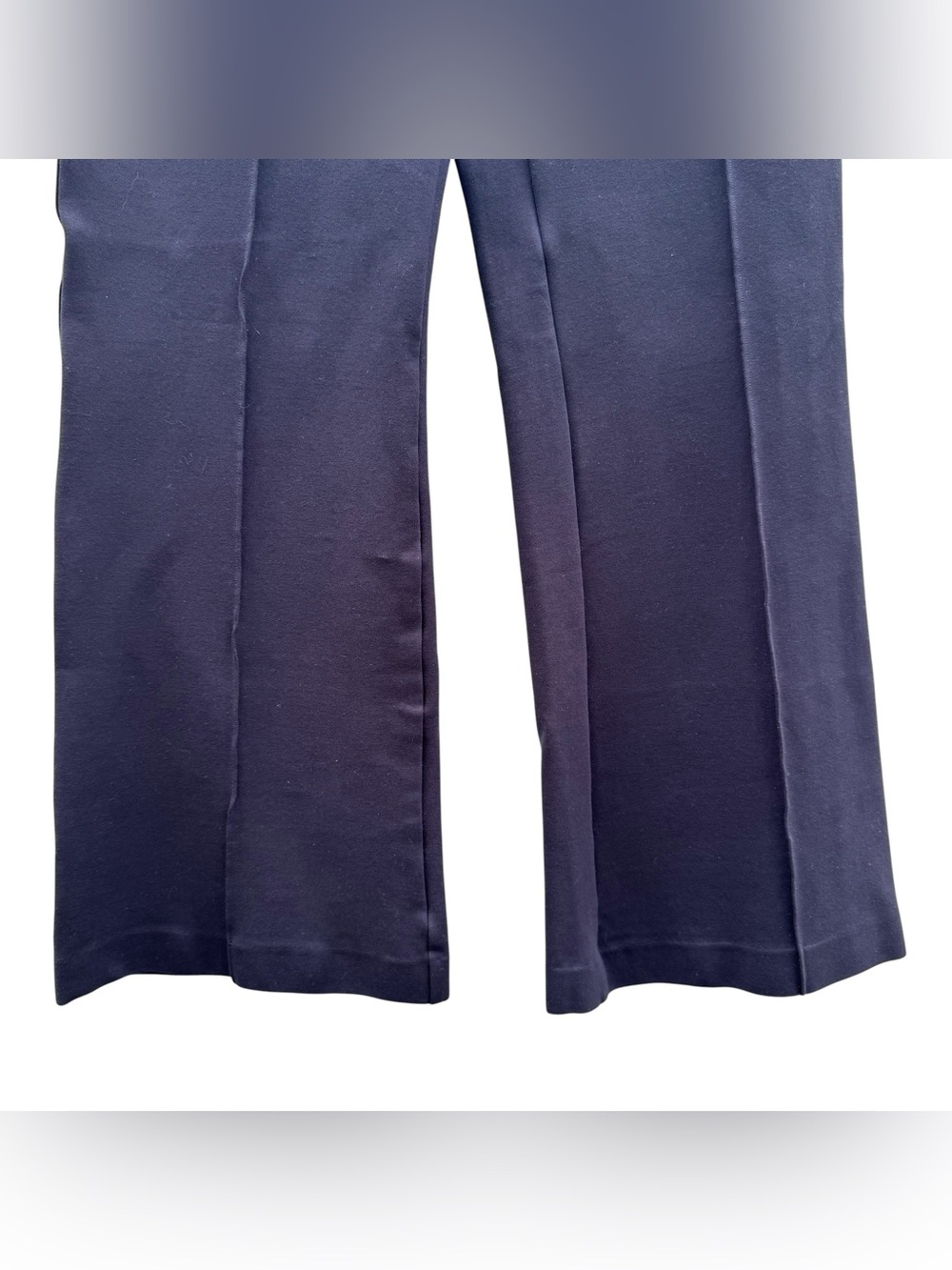 SPANX The Perfect Pant High Rise Flare Wide Leg Trouser Black Size Large Petite - Picture 8 of 15